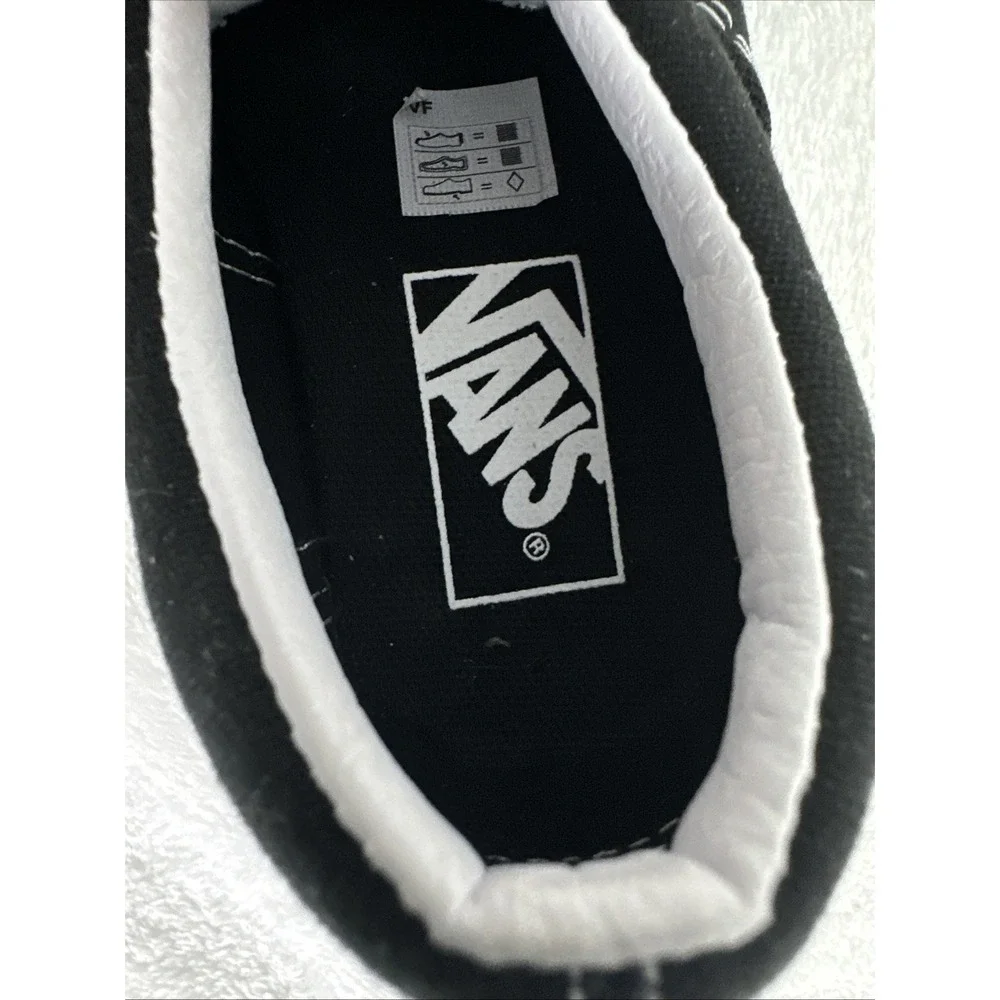 Vans Era Shoes Black & White Sneakers TODDLER Size 11